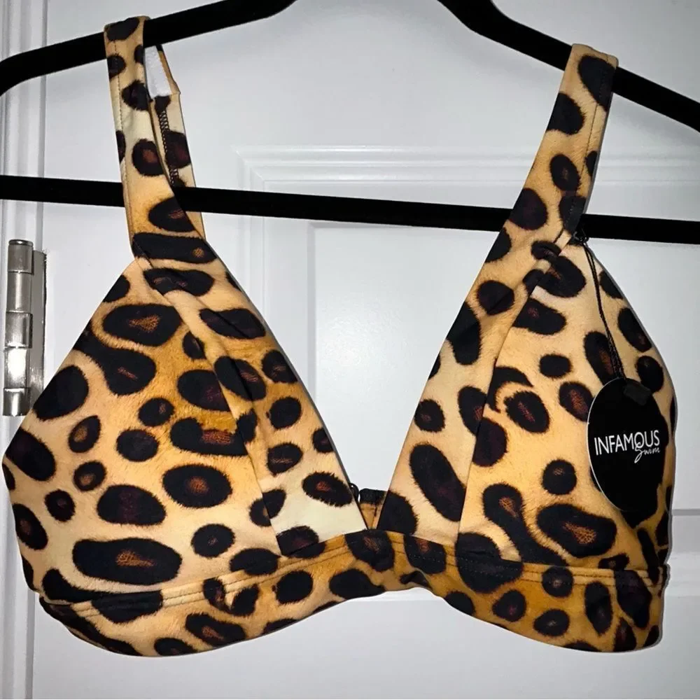 New, Infamous Swim Lola Top Stella Bottom Two Piece Cheeky Swimsuit Bikini Set - Picture 2 of 9
